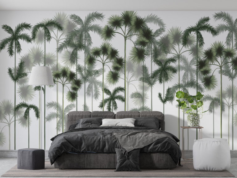 Fototapeta Zielony Las Palmowy