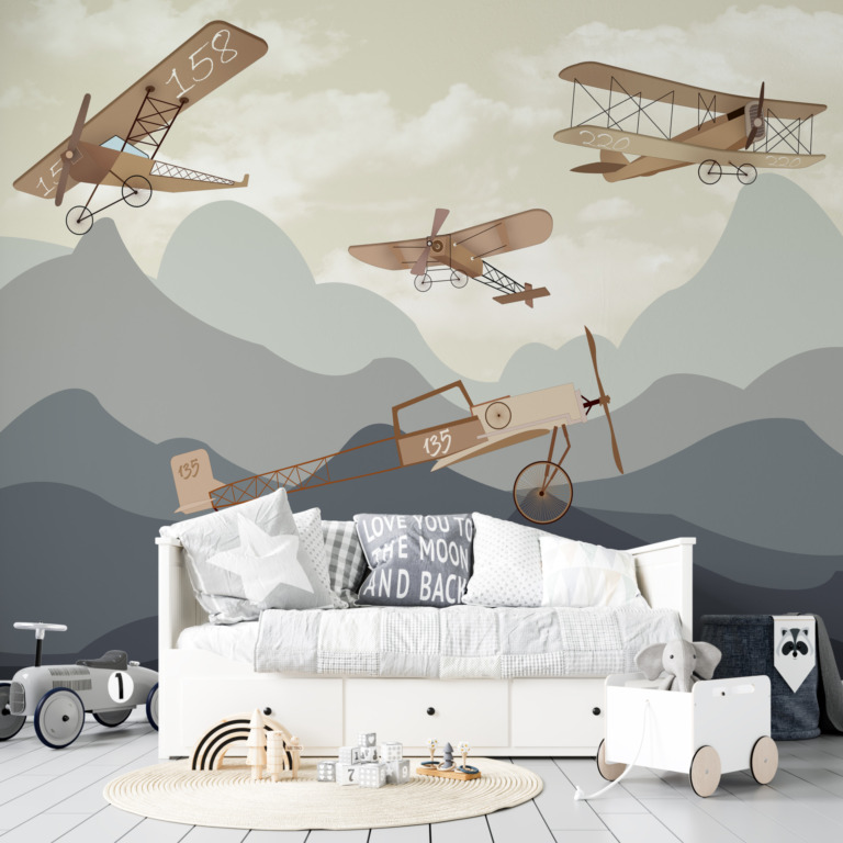 Fototapeta Aeroplany w Górach