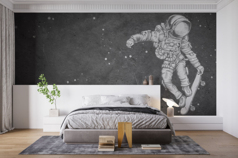 Fototapeta Kosmonauta Wśród Gwiazd