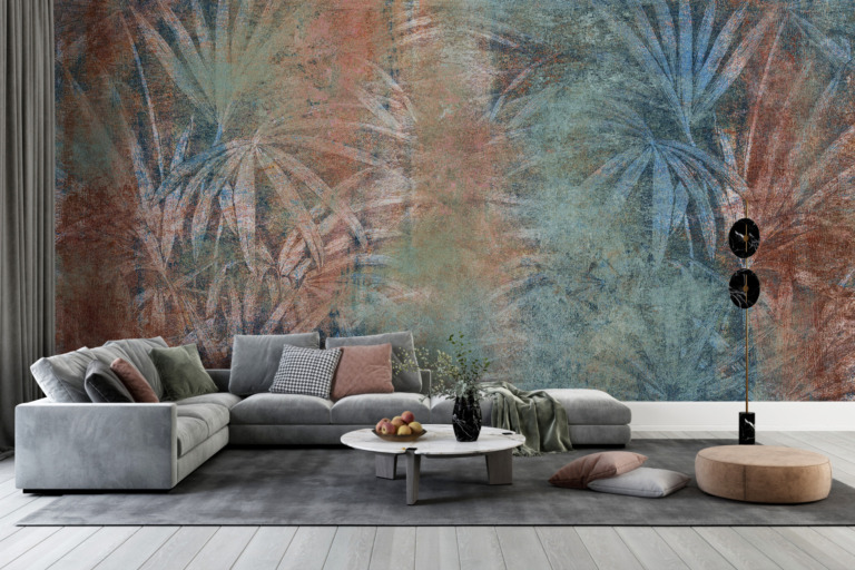 Fototapeta Zarysy Palm Tropikalnych