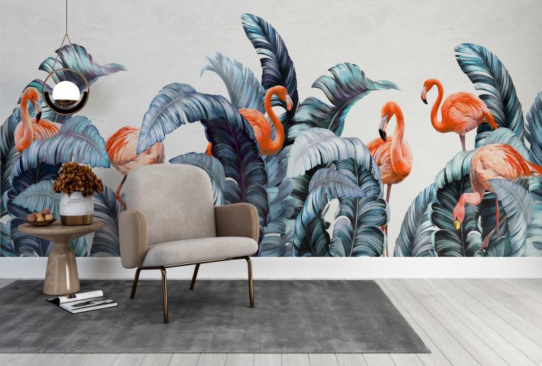 Fototapeta Tropikalne Flamingi