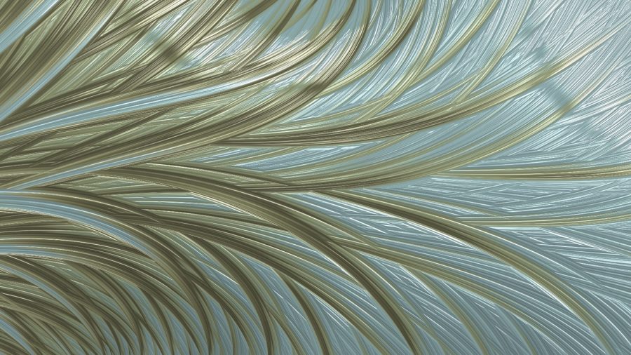 Fototapeta w 3D z motywem tropikalnego liścia Zieleń i Błękit - zdjęcie numer 2