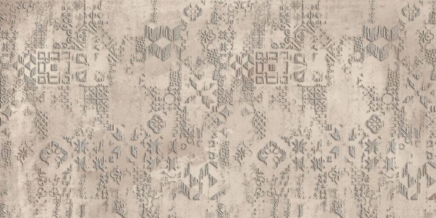 Fototapeta w odcieniach beżu z motywem przypominającym wytarty dywan Wypukły Motyw - zdjęcie numer 2