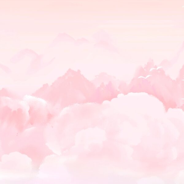 Fototapeta Chmury Różowe