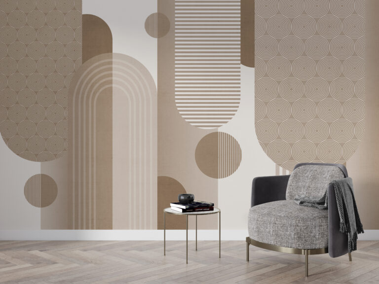 Fototapeta Beżowa Geometria