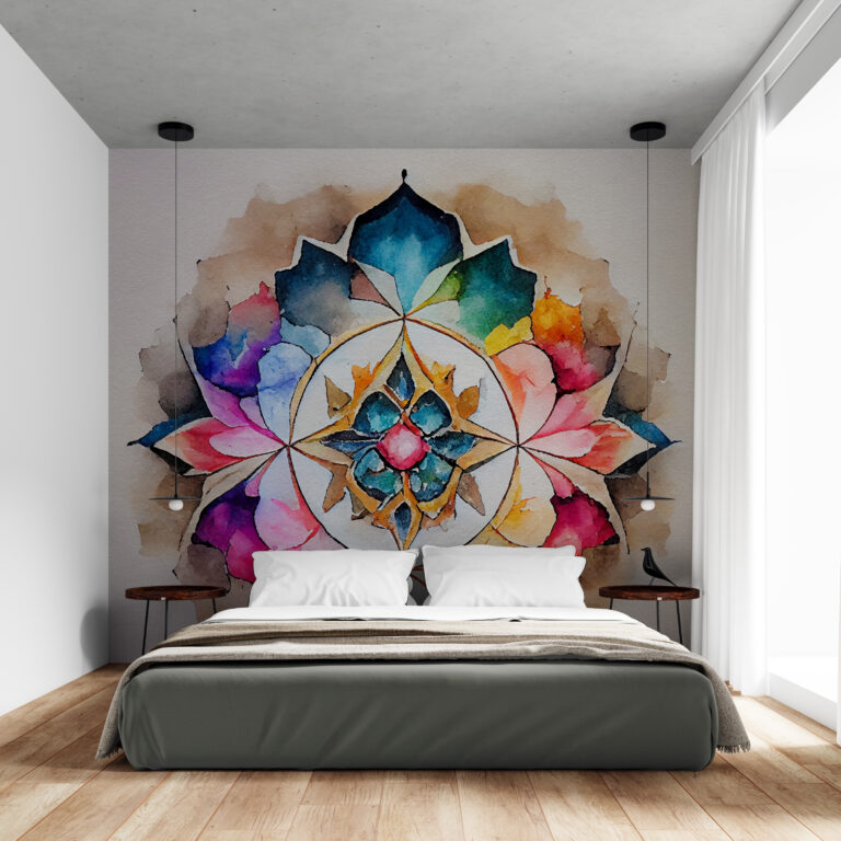 Fototapeta Tęczowa Mandala
