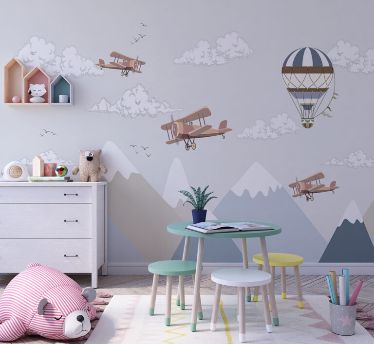 Fototapeta Lot Wśród Górskich Szczytów