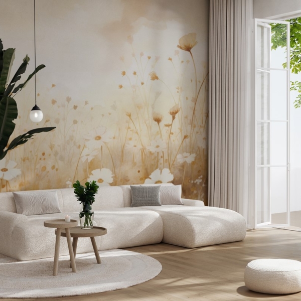 Fototapeta Łąka w Złotym Blasku