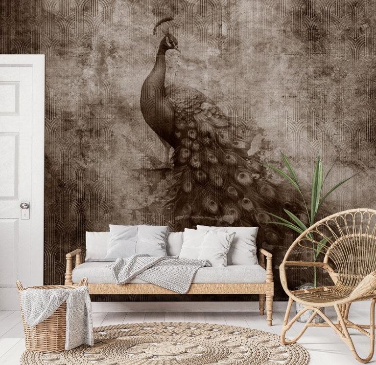 Fototapeta Paw W Stylu Vintage