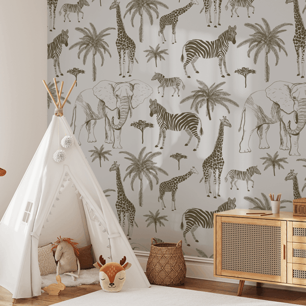 Fototapeta Safari w Palmach