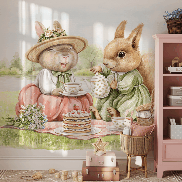 Fototapeta Leśne Popołudnie przy Herbacie