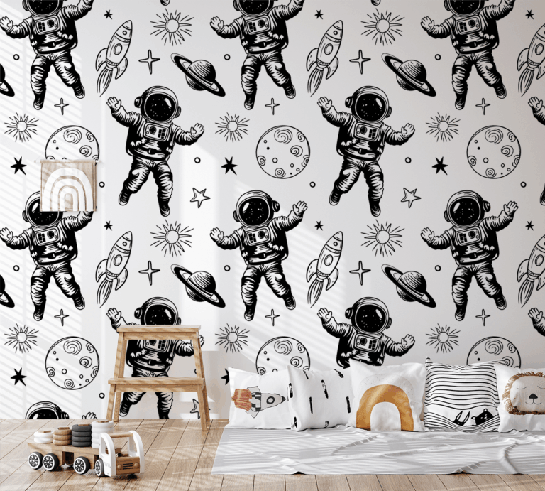 Fototapeta Astronauci w Galaktyce