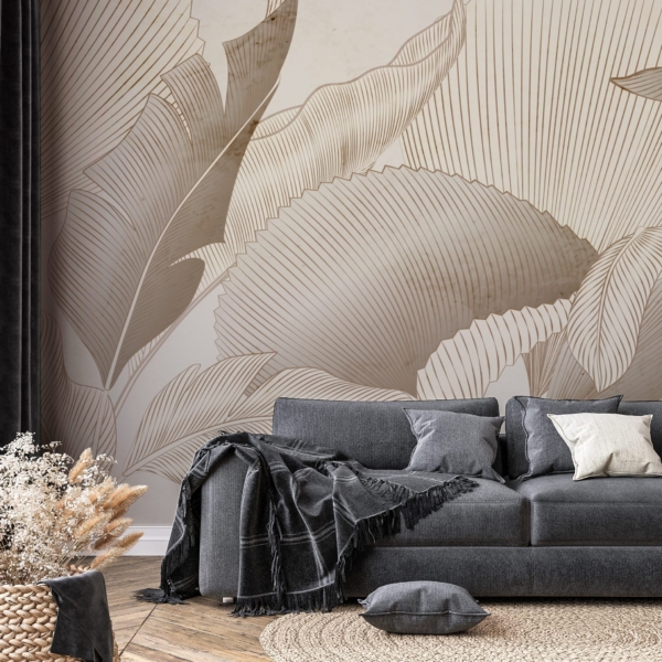 Fototapeta Sylwetki Liści