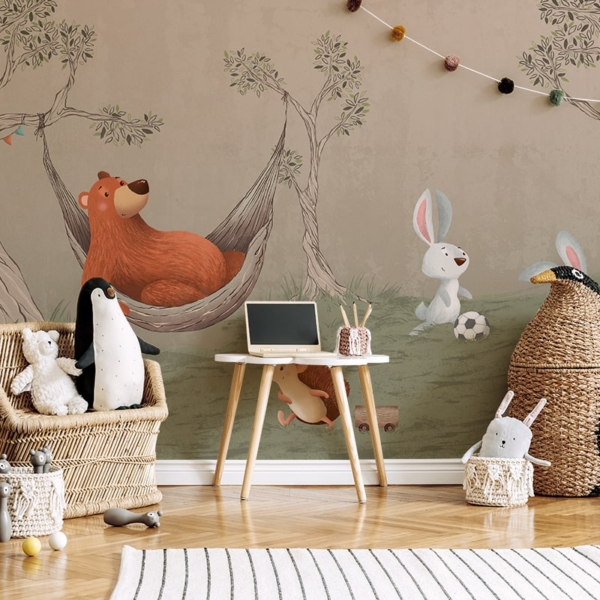 Fototapeta Leśna Przygoda Przyjaciół