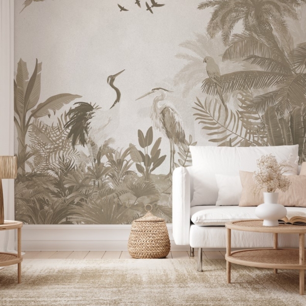 Fototapeta Żurawie W Stylu Vintage