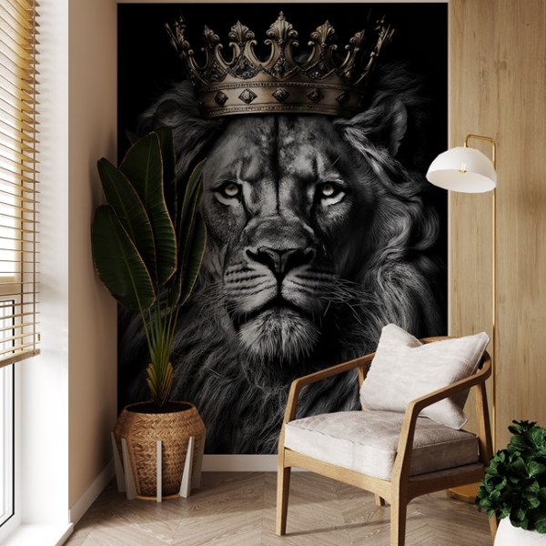 Fototapeta Lew w Złotej Koronie