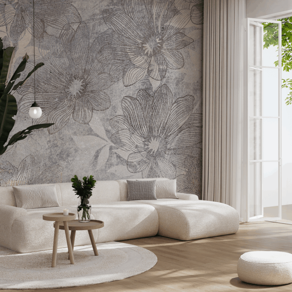 Fototapeta Szarość Kwiatów