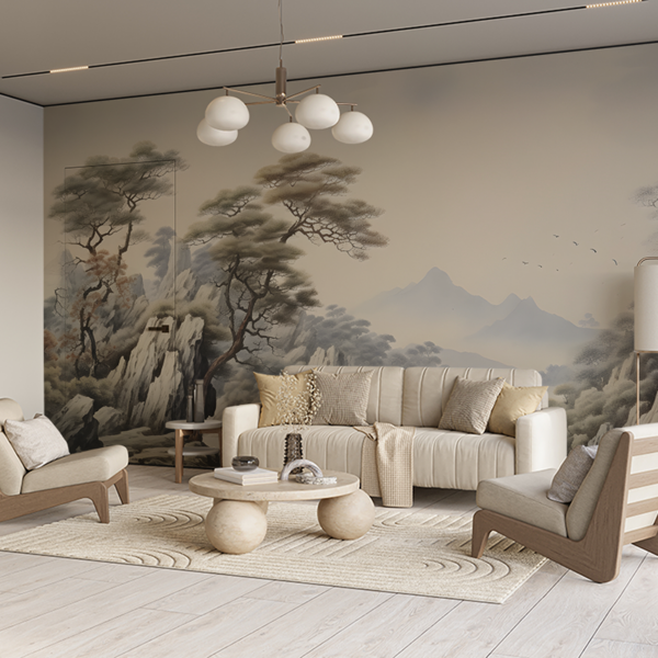 Fototapeta Spokój Mglistych Wzgórz