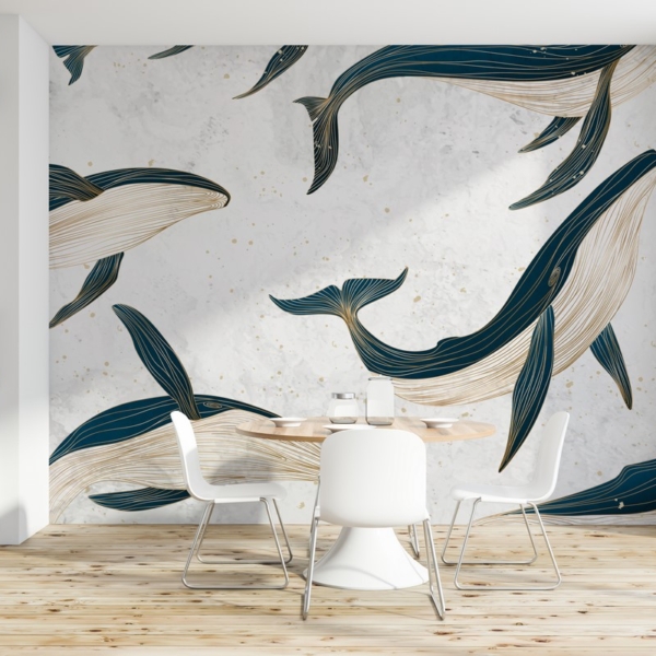 Fototapeta Stado Wielorybów