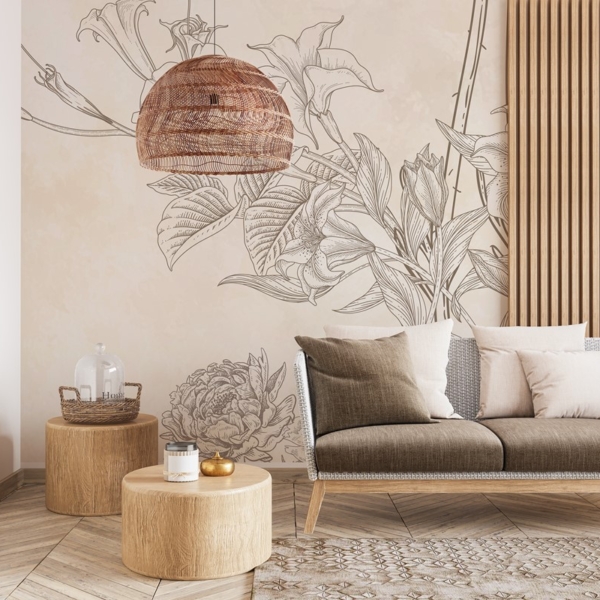 Fototapeta Piękno Minimalizmu w Beżu