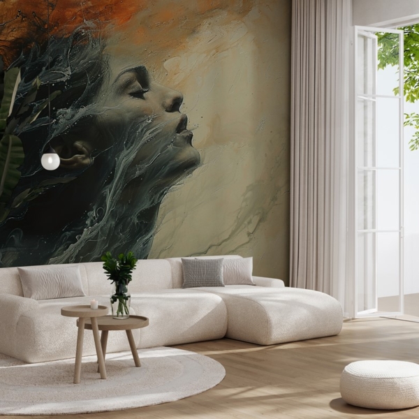 Fototapeta Kobiecy Portret w Abstrakcji