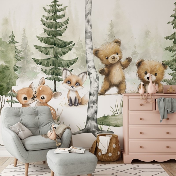 Fototapeta Leśna Bajka o Przyjaźni