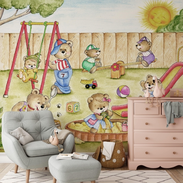 Fototapeta Misiowy Plac Zabaw