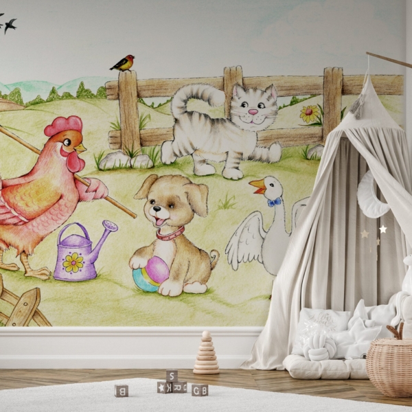 Fototapeta Farma Pełna Radości