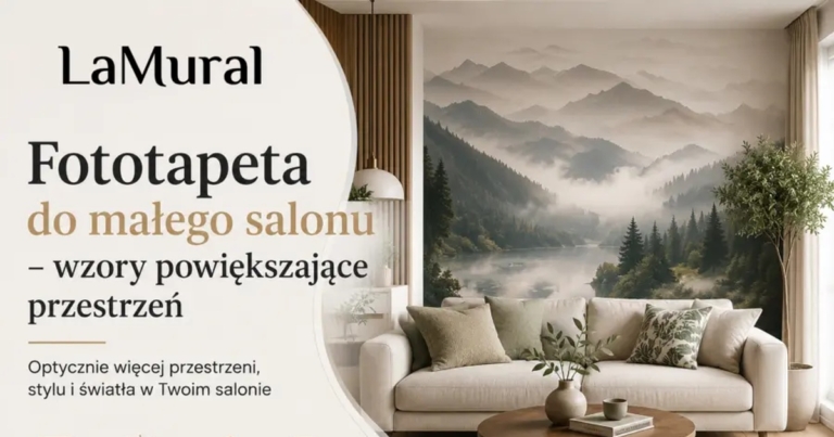 Przeczytaj więcej o artykule Fototapeta do małego salonu – wzory powiększające przestrzeń