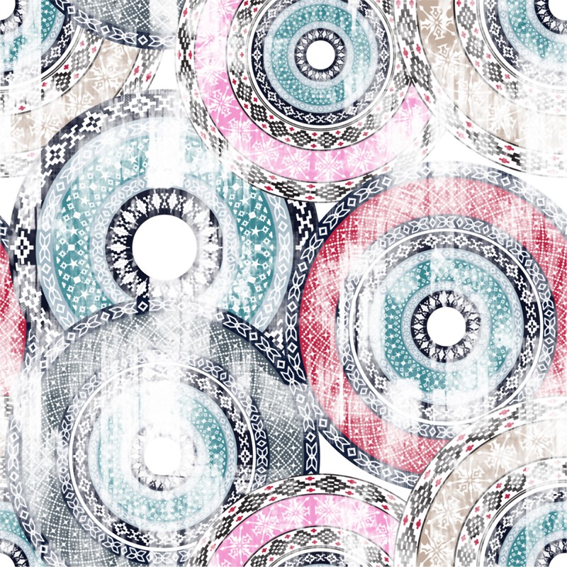 Watercolor,Patchwork,Pattern,On,Background
