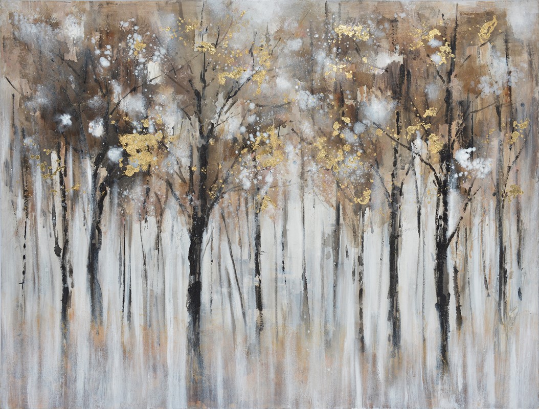 A,Coffee-colored,Forest,,Impression,,Natural,Scenery,,Home,Hanging,Painting,,Art