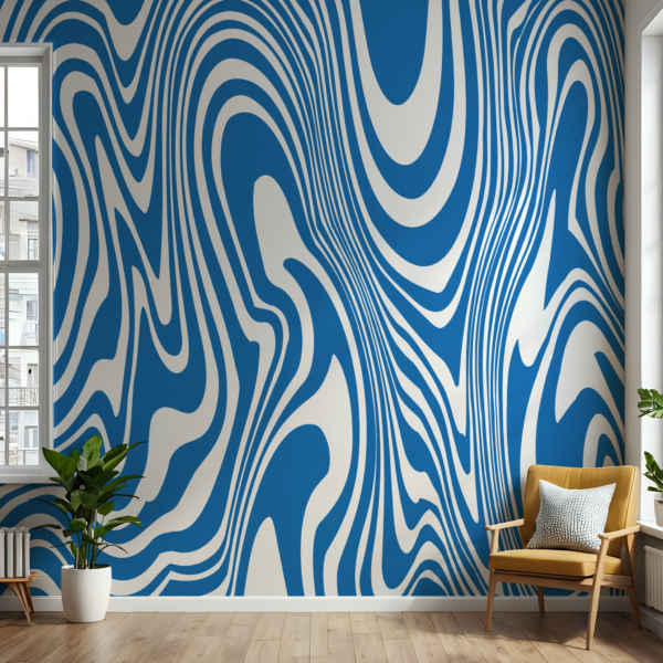 Fototapeta Niebieska Abstrakcja Pop Art