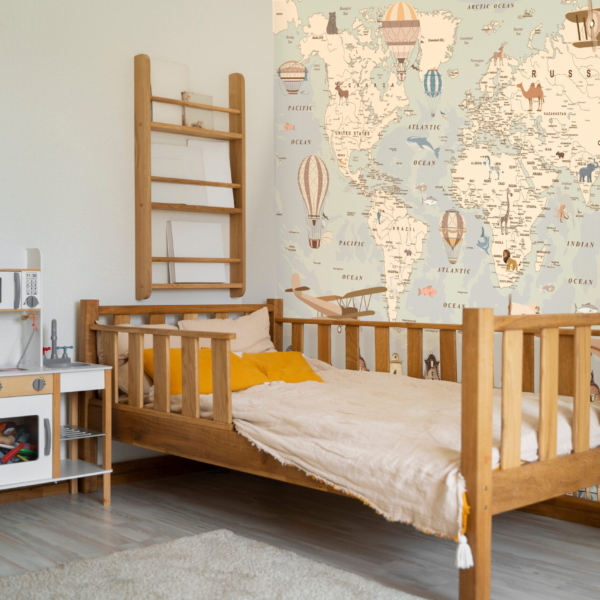 Fototapeta Mapa Świata Z Kamieniczkami
