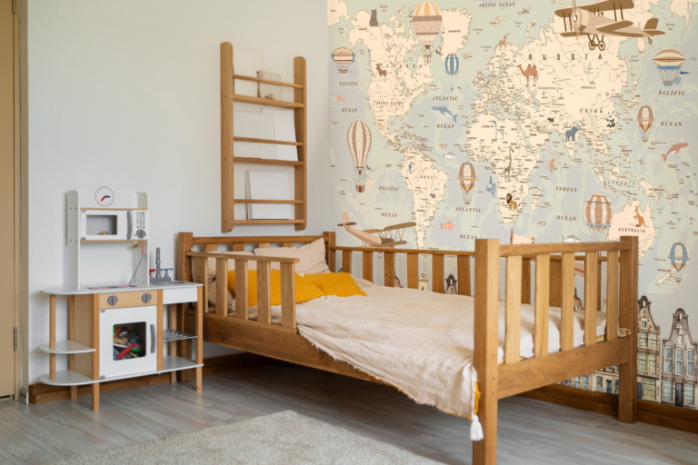 Fototapeta Mapa Świata Z Kamieniczkami