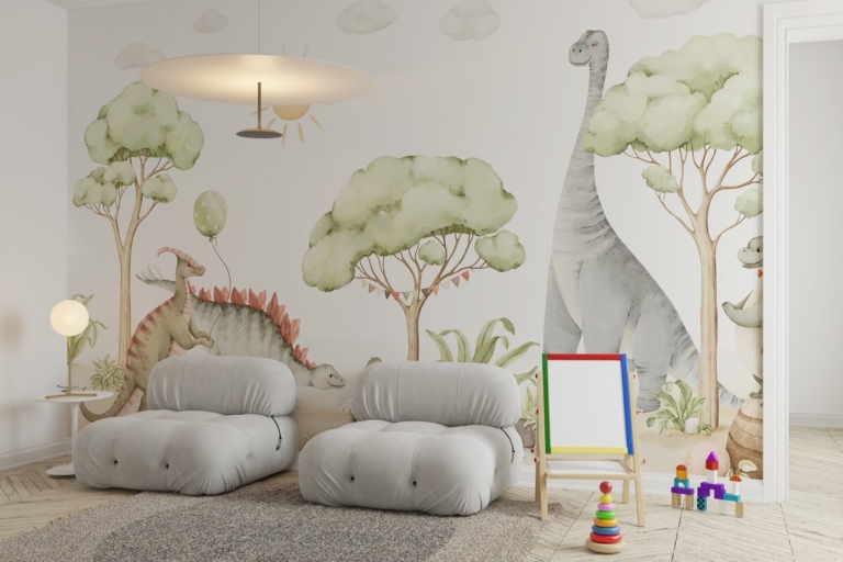 Fototapeta Milutkie Dinozaury