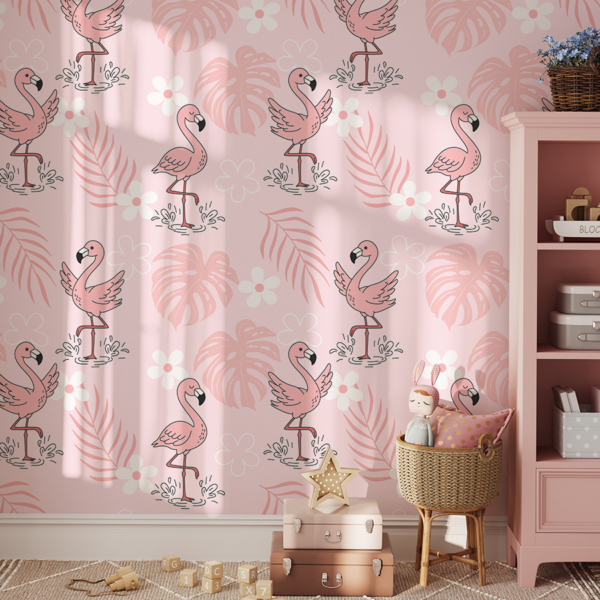 Fototapeta Flamingi w Różu