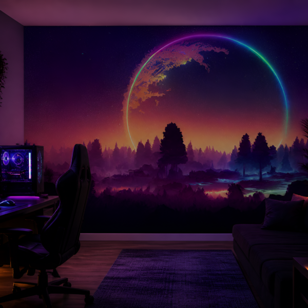 Fototapeta Kosmiczny Pierścień nad Lasem