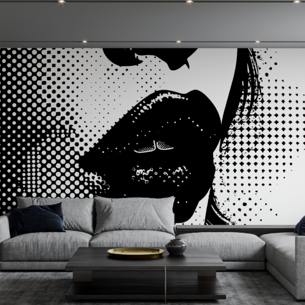 Fototapeta Usta w Stylu Pop Art