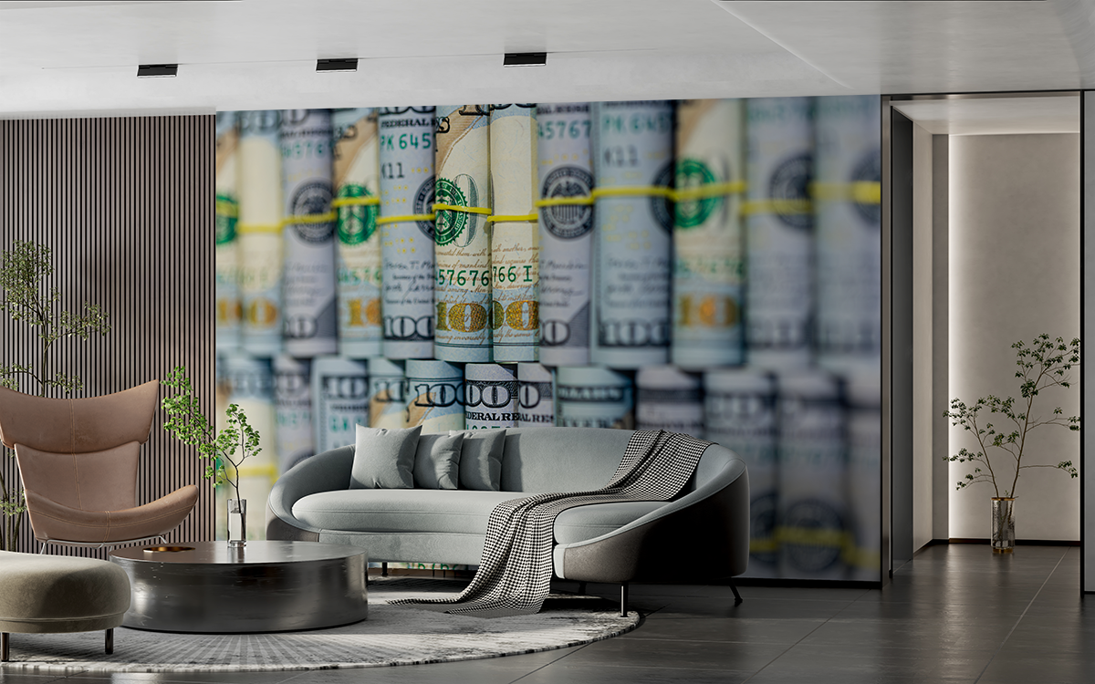 Fototapeta Rulony Dolarów