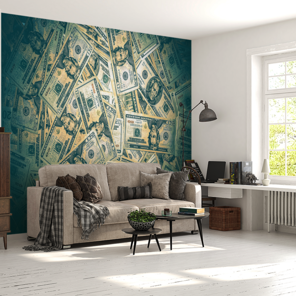Fototapeta Stos Amerykańskich Banknotów