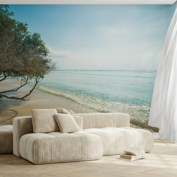 Fototapeta Plaża pod Drzewami