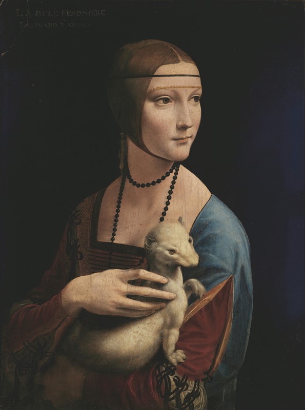 Fototapeta-Dama-Z-Gronostajem-419088795