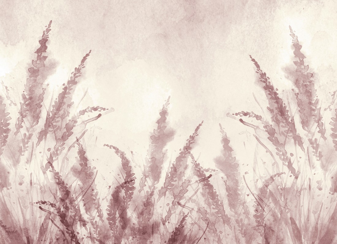 Watercolor,Card,,Greeting,Card,With,A,Picture,Of,Lavender,,Wild