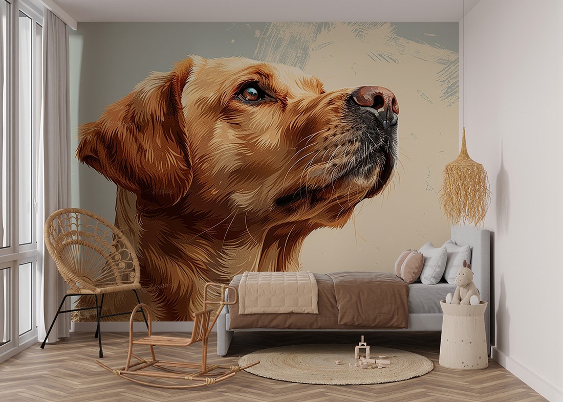 Fototapeta Dumny Labrador