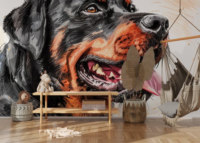 Fototapeta Potężny Rottweiler