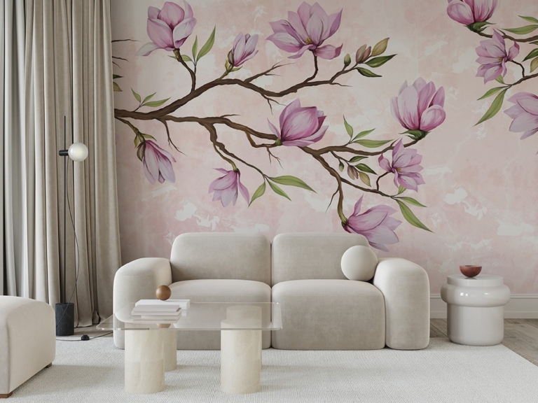 Fototapeta Różowe Magnolie
