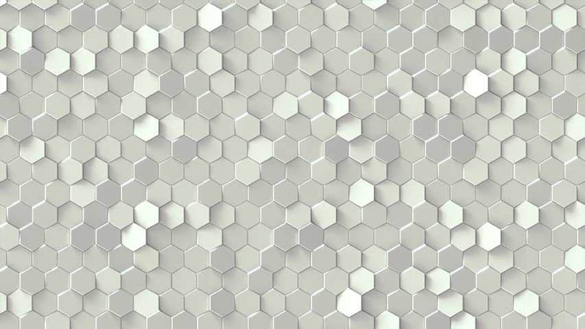 White geometric pattern design.
