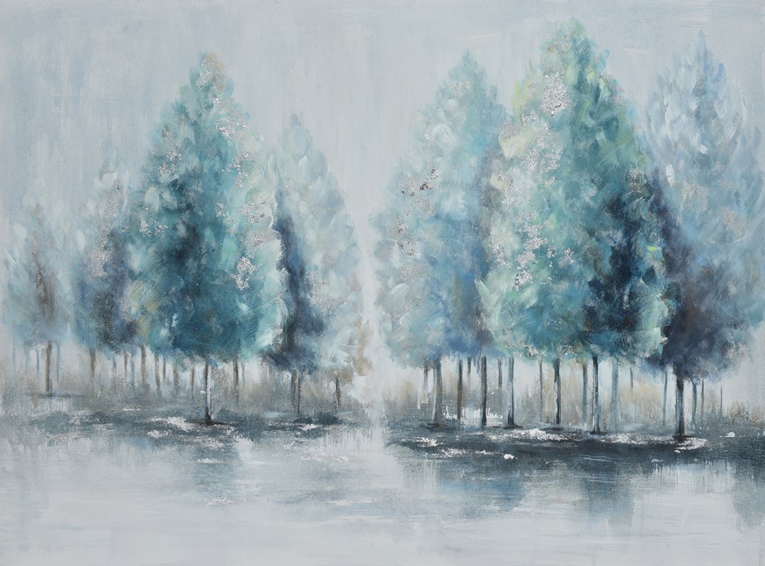 An,Impression,Of,Landscape,,Grove,,Reflection,,Lake,Blue,,Aesthetic,,Texture,