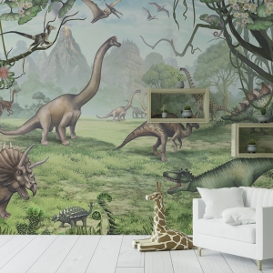 Empty wall interior furniture 3D  Psd Mockup