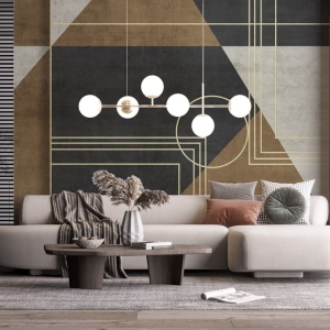 Fototapeta z figurami geometrycznymi Czar Geometrii - główne zdjęcie produktu